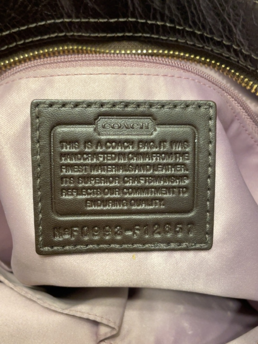 Coach Brown Signature Canvas Shoulder Bag - Picture 5 of 5